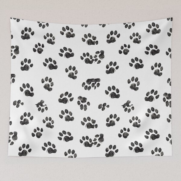 Item preview, Pattern with dog paw prints designed and sold by ShopMaxiDesigns.