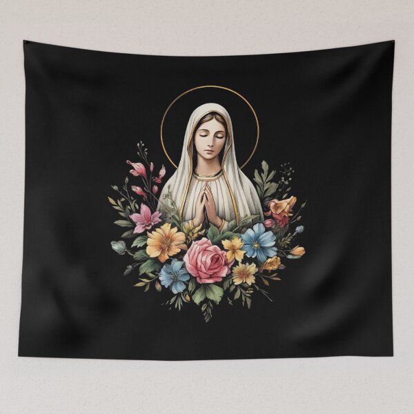 Item preview, Our Lady Of Fatima Saint Mary Powerful Symbol Mother Mary designed and sold by Chmielayka.