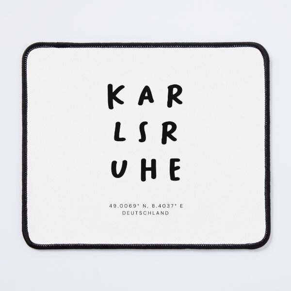 Item preview, Karlsruhe | Typography Design | Design Map Coordinates designed and sold by RM-Journey.