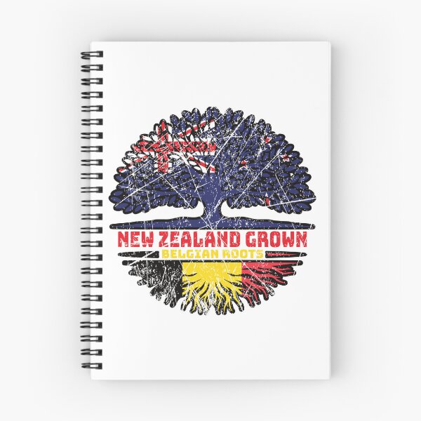 Item preview, Belgium Belgian New Zealander New Zealand Tree Roots Flag designed and sold by FlagX.