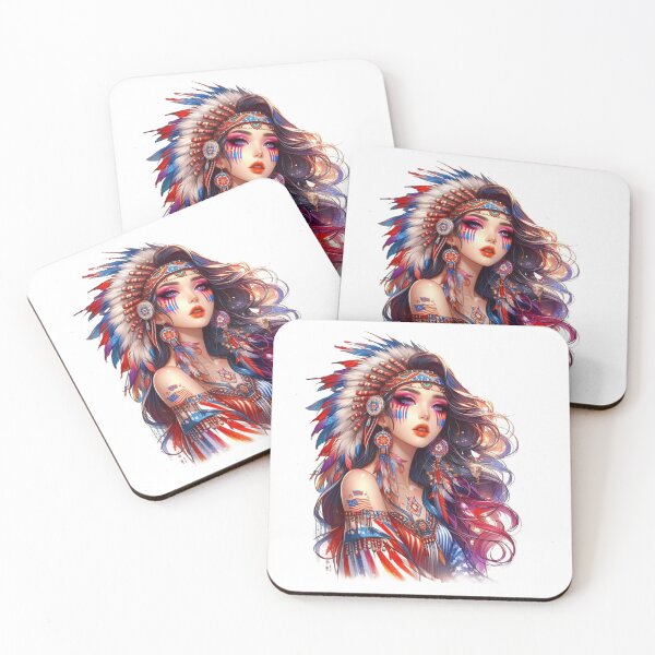 Item preview, Native American, Beauty, Kachina, Sea Sparkle | Catsie Cat designed and sold by yelkenb.