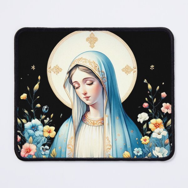Item preview, Our Lady Of Lourdes Saint Mary Powerful Symbol Mother Mary designed and sold by Chmielayka.