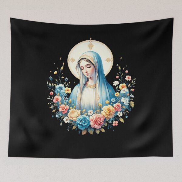Item preview, Our Lady Of Lourdes Saint Mary Powerful Symbol Mother Mary designed and sold by Chmielayka.