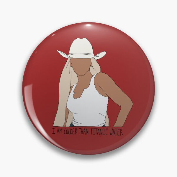 Item preview, "I Am Colder Than Titanic Water" Beyonce Cowboy Carter Quote Print Design  designed and sold by abldesign.