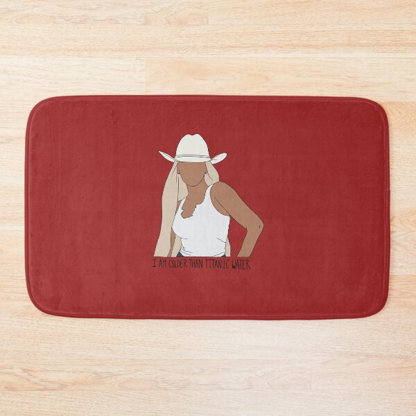 Item preview, "I Am Colder Than Titanic Water" Beyonce Cowboy Carter Quote Print Design  designed and sold by abldesign.