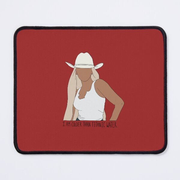 Item preview, "I Am Colder Than Titanic Water" Beyonce Cowboy Carter Quote Print Design  designed and sold by abldesign.