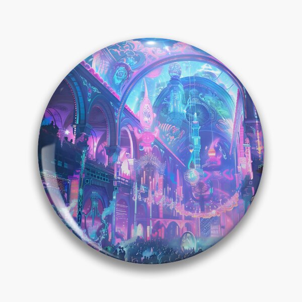 Item preview, Neon Dreams: Vibrant Rave Fantasia designed and sold by AI-Only Creations.