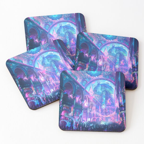 Item preview, Neon Dreams: Vibrant Rave Fantasia designed and sold by AI-Only Creations.