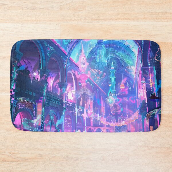 Item preview, Neon Dreams: Vibrant Rave Fantasia designed and sold by AI-Only Creations.