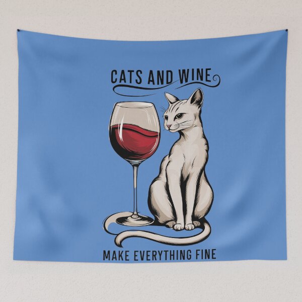 Item preview, Cats and Wine  designed and sold by Pixel-Lair.
