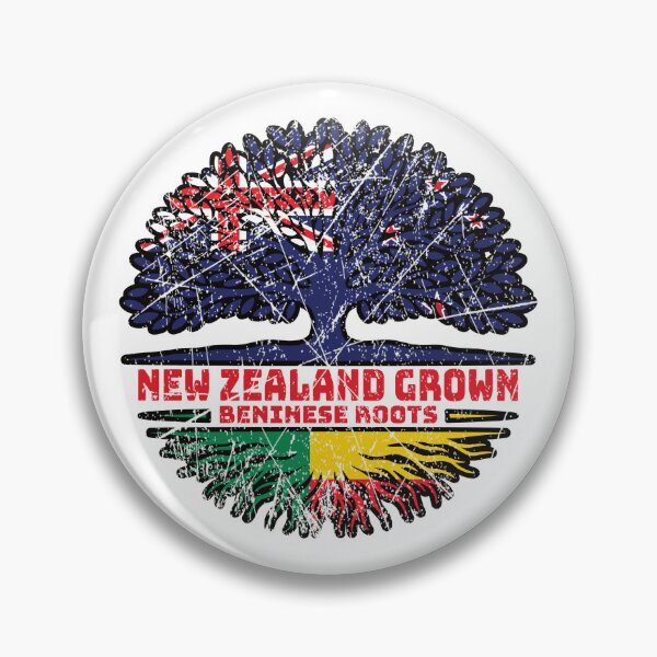 Item preview, Benin Beninese New Zealander New Zealand Tree Roots Flag designed and sold by FlagX.