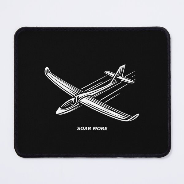 Item preview, Soar More Glider Pilot Sailplane Biplane aerial floating soaring designed and sold by These_Prints.