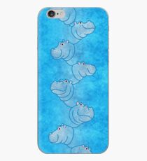 Hippoline - Sky Blue iPhone Case