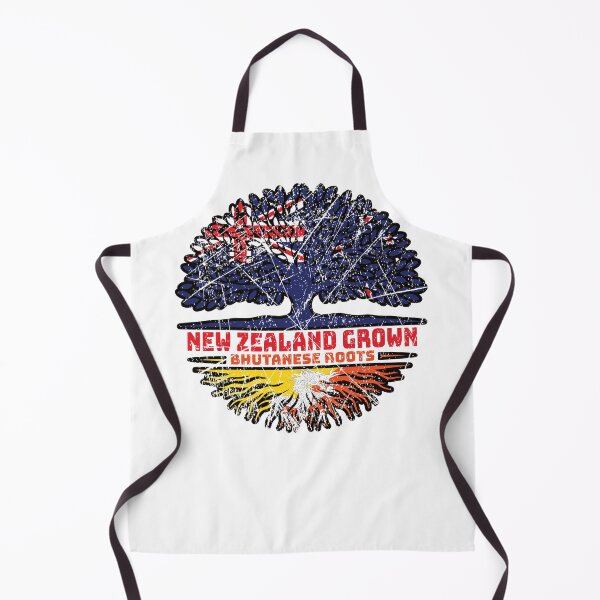 Item preview, Bhutan Bhutanese New Zealander New Zealand Tree Roots Flag designed and sold by FlagX.