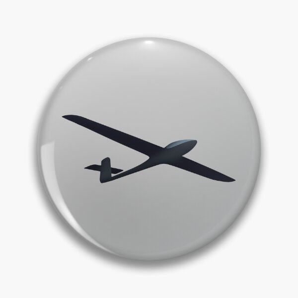 Item preview, Glider Pilot Sailplane Biplane aerial floating soaring designed and sold by These_Prints.