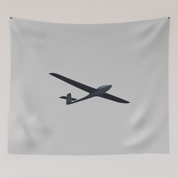 Item preview, Glider Pilot Sailplane Biplane aerial floating soaring designed and sold by These_Prints.