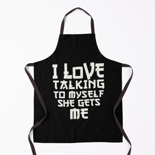 Artikelvorschau, Ich liebe es, mit mir selbst zu reden, sie versteht mich - Motivationszitat entworfen und verkauft von OB-Store.