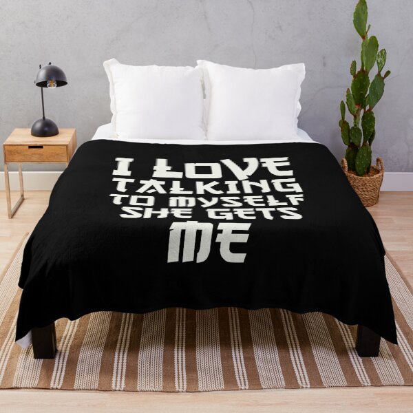 Item preview, I Love Talking to Myself She Gets Me - Motivational Quote designed and sold by OB-Store.