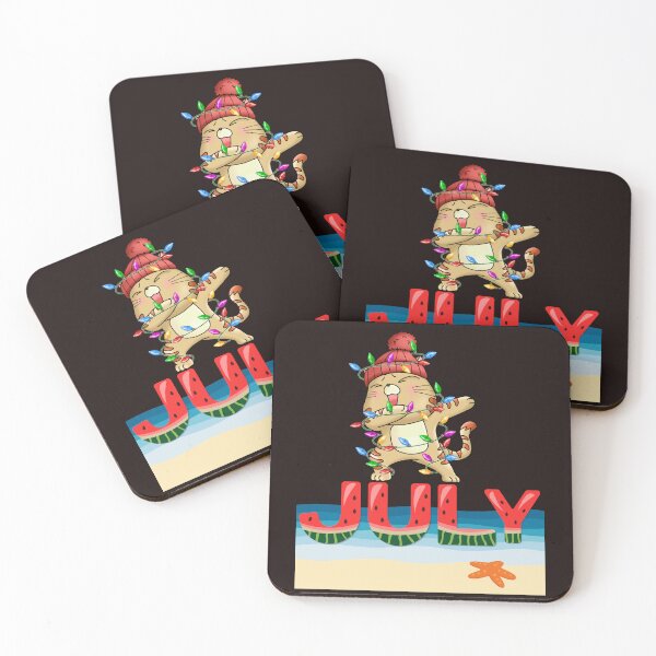 Item preview, Christmas in July Cat designed and sold by leshewle.