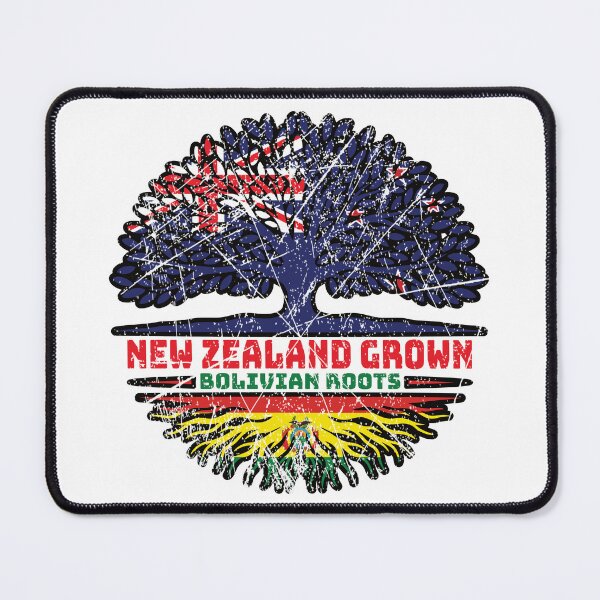 Item preview, Bolivia Bolivian New Zealander New Zealand Tree Roots Flag designed and sold by FlagX.