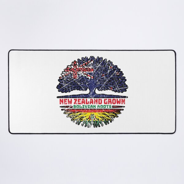 Item preview, Bolivia Bolivian New Zealander New Zealand Tree Roots Flag designed and sold by FlagX.