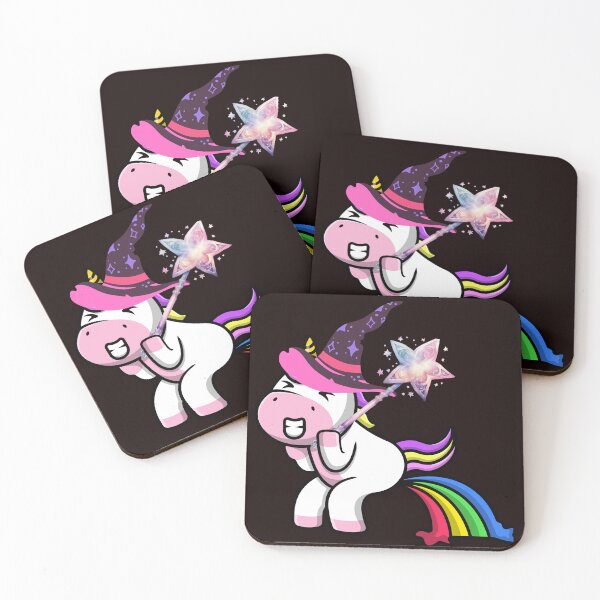 Item preview, Unicorn Witch Pooping A Rainbow designed and sold by TaraTs.