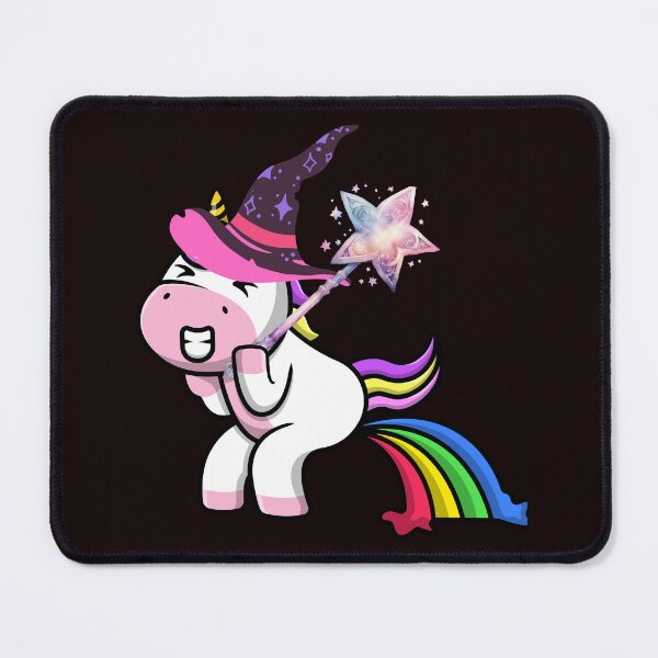 Item preview, Unicorn Witch Pooping A Rainbow designed and sold by TaraTs.