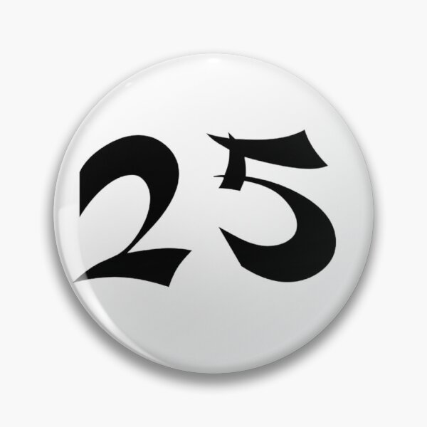 Item preview, 25, twenty-five, black, shangai designed and sold by Numbers-Art.