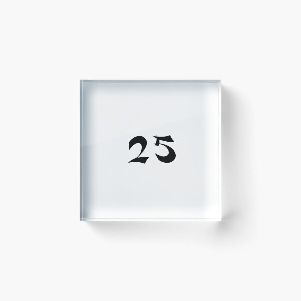 Item preview, 25, twenty-five, black, shangai designed and sold by Numbers-Art.