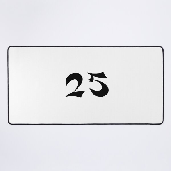 Item preview, 25, twenty-five, black, shangai designed and sold by Numbers-Art.