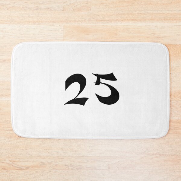 Item preview, 25, twenty-five, black, shangai designed and sold by Numbers-Art.