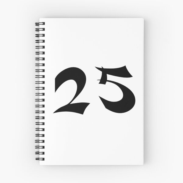 Item preview, 25, twenty-five, black, shangai designed and sold by Numbers-Art.