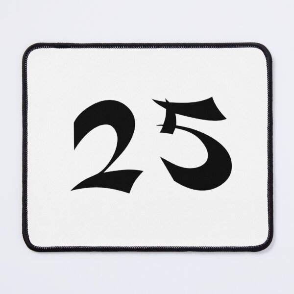 Item preview, 25, twenty-five, black, shangai designed and sold by Numbers-Art.