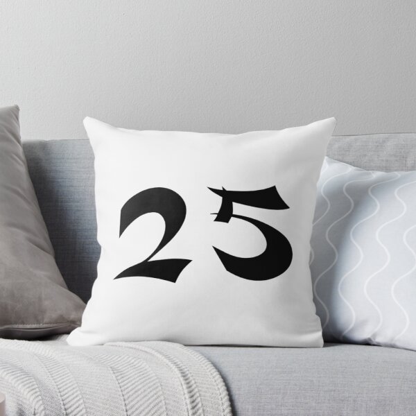 Item preview, 25, twenty-five, black, shangai designed and sold by Numbers-Art.
