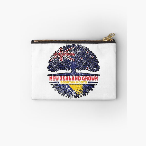 Item preview, Bosnia Bosnian New Zealander New Zealand Tree Roots Flag designed and sold by FlagX.