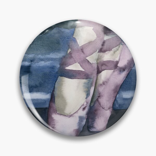 Item preview, Watercolor Ballerina Slippers in Dark Moody Colors designed and sold by Valerie Englehart.