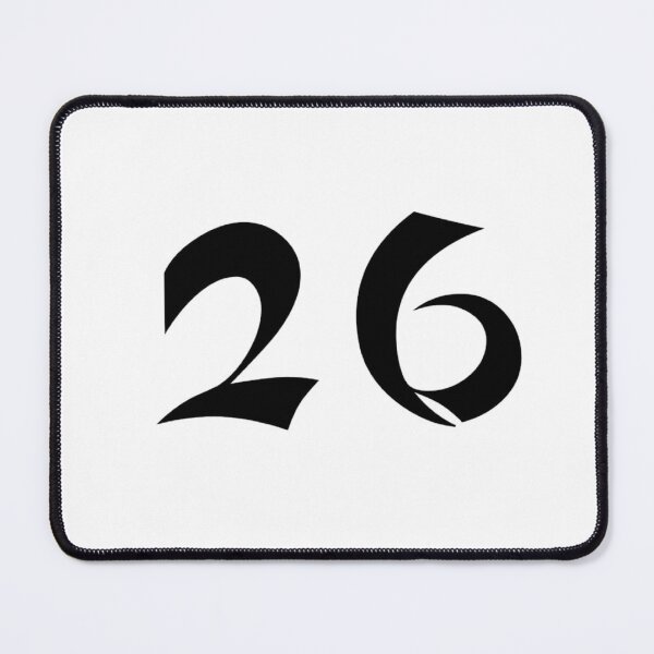 Item preview, 26, twenty-six, black, shangai designed and sold by Numbers-Art.