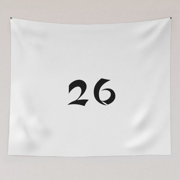 Item preview, 26, twenty-six, black, shangai designed and sold by Numbers-Art.