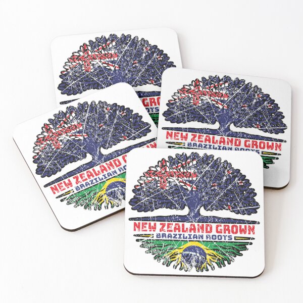 Item preview, Brazilian Brazil New Zealander New Zealand Tree Roots Flag designed and sold by FlagX.