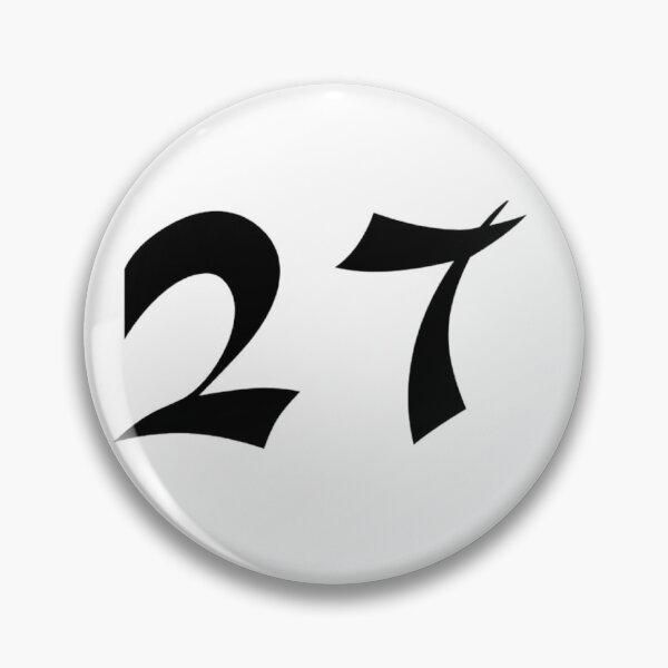 Item preview, 27, twenty-seven, black, shangai designed and sold by Numbers-Art.