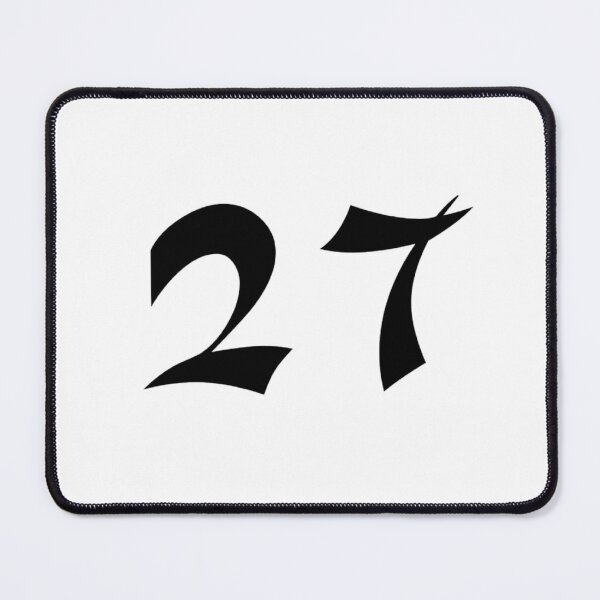 Item preview, 27, twenty-seven, black, shangai designed and sold by Numbers-Art.