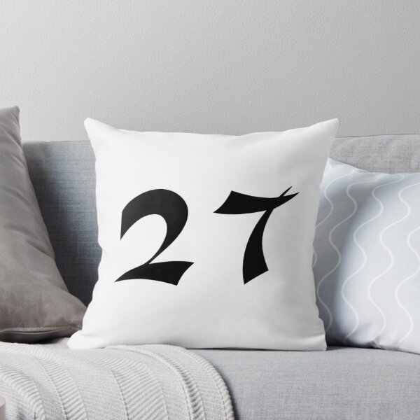 Item preview, 27, twenty-seven, black, shangai designed and sold by Numbers-Art.