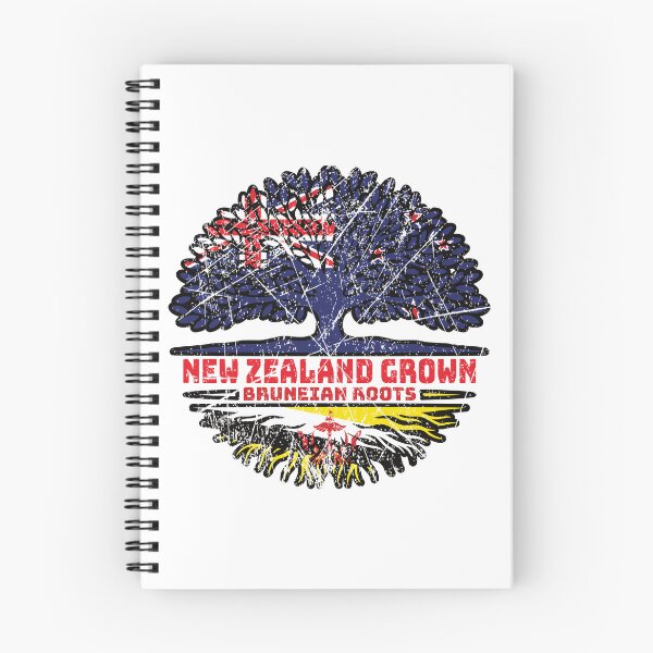 Item preview, Brunei Bruneian New Zealander New Zealand Tree Roots Flag designed and sold by FlagX.