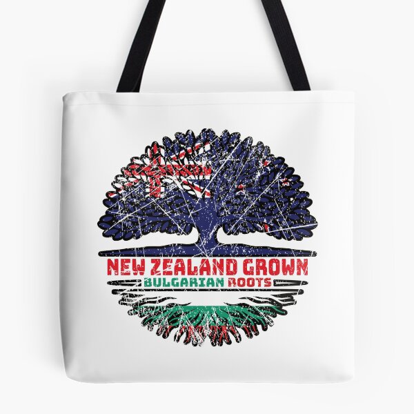 Item preview, Bulgaria Bulgarian New Zealander New Zealand Tree Roots Flag designed and sold by FlagX.