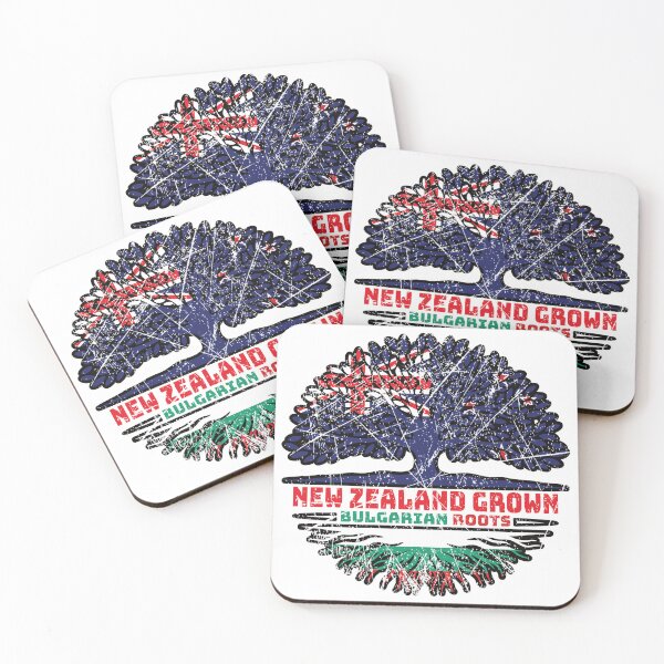 Item preview, Bulgaria Bulgarian New Zealander New Zealand Tree Roots Flag designed and sold by FlagX.