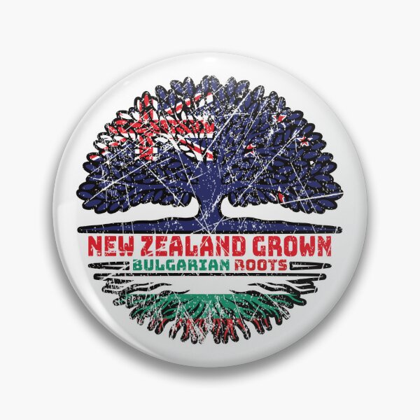 Item preview, Bulgaria Bulgarian New Zealander New Zealand Tree Roots Flag designed and sold by FlagX.