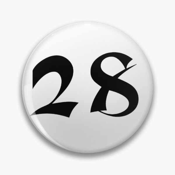 Item preview, 28, twenty-eight, black, shangai designed and sold by Numbers-Art.