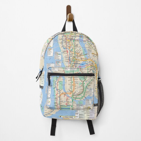 Item preview, NEW YORK SUBWAY MAP - Manhattan - Bronx - East Side designed and sold by PIXEL POP DESIGNS - Beyond the Norm!.