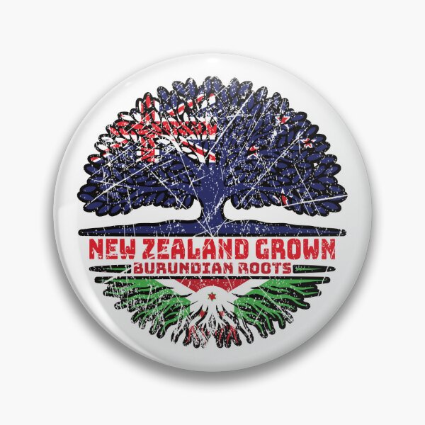 Item preview, Burundi Burundian New Zealander New Zealand Tree Roots Flag designed and sold by FlagX.