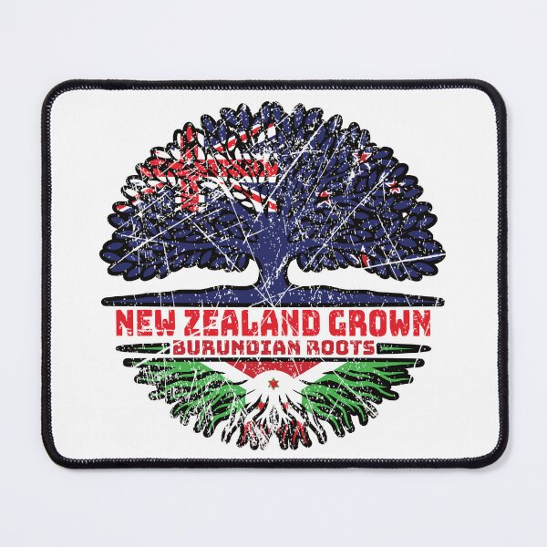 Item preview, Burundi Burundian New Zealander New Zealand Tree Roots Flag designed and sold by FlagX.